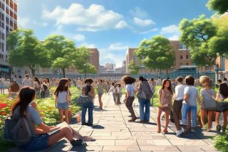 关于校园生活的短文 - 关于校园生活的短文英语