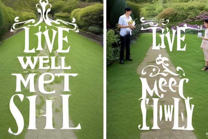 好好生活慢慢相遇英文特殊字体，好好生活慢慢相遇英文小字体