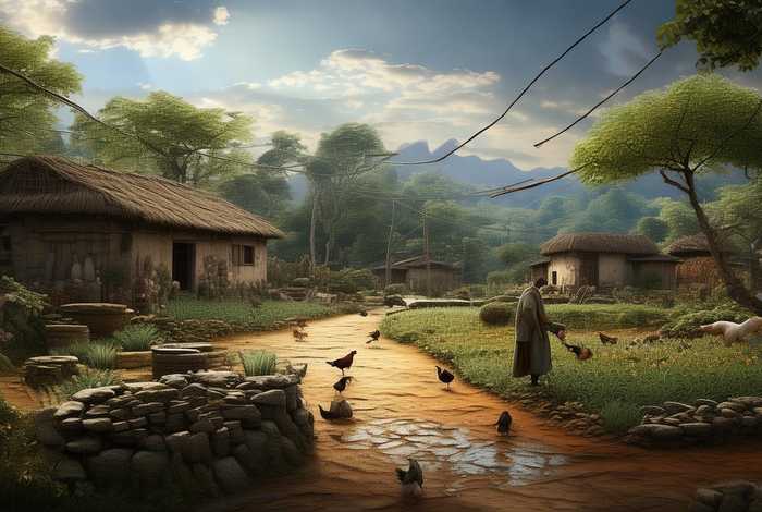 古代农家日常生活图片，古代农家日常生活图片高清