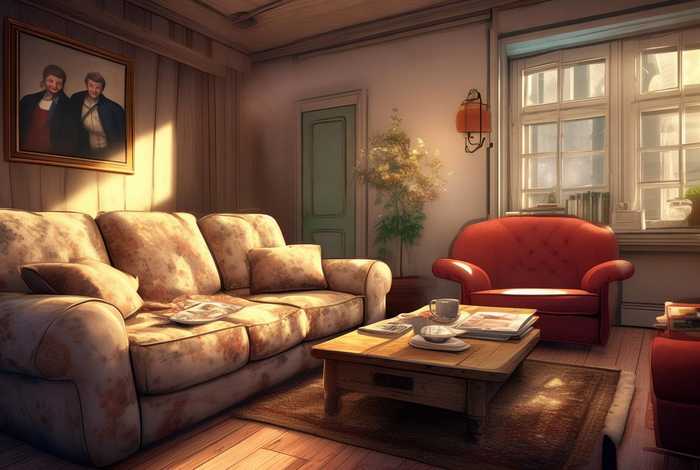 客厅生活照（普通家庭客厅生活照）