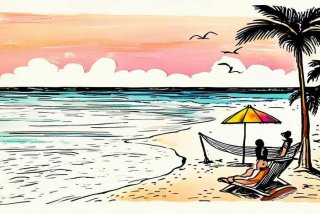 假期生活画 简笔画，假期生活画 简笔画图片