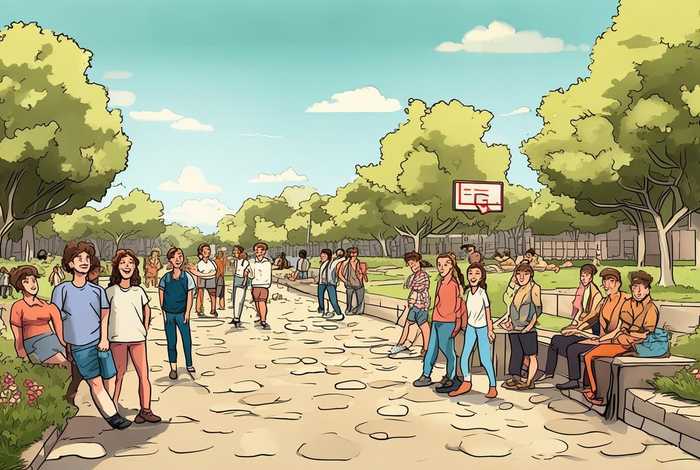 初中生活图片手绘；初中生活图片手绘图