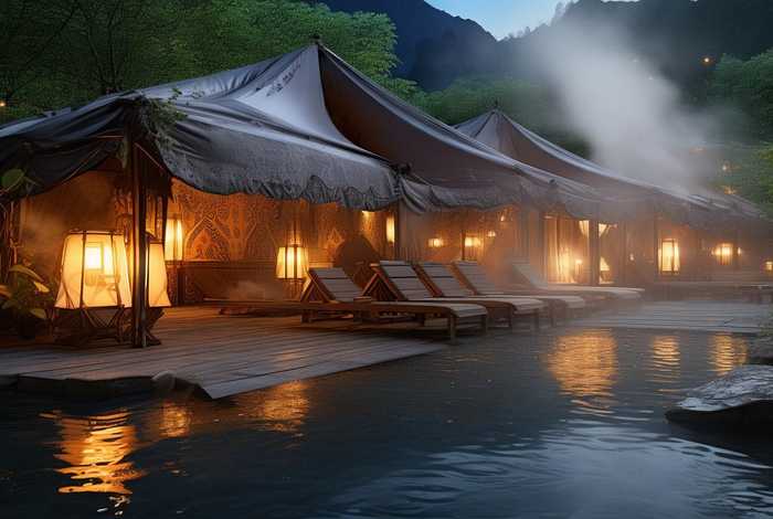 大悦汤温泉汗蒸生活馆帐篷、大悦汤温泉汗蒸生活馆怎么样
