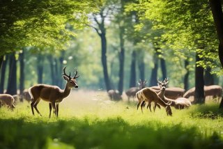 鹿一般在哪里生活，鹿一般在哪里生活的
