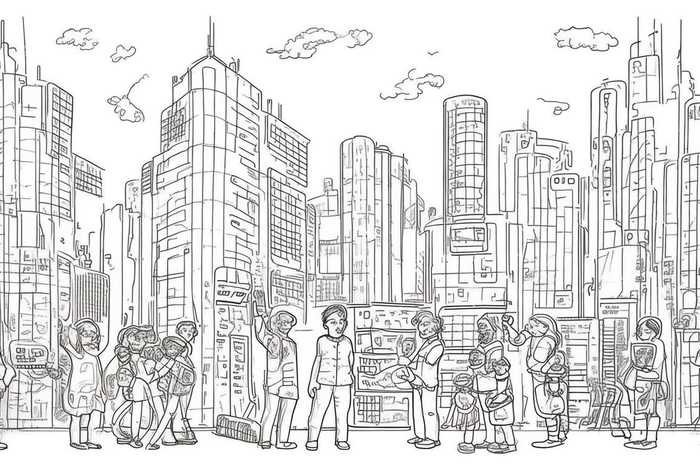 科技创新改变生活的图片；科技创新改变生活的图片简笔画