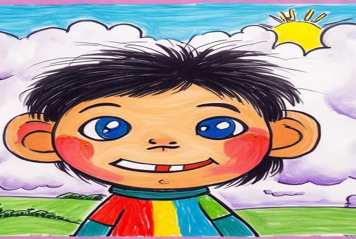 儿童画我的好朋友 - 儿童画我的好朋友怎么画
