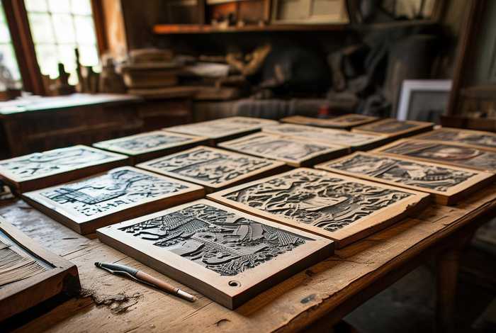 版画素材生活、版画素材生活图片