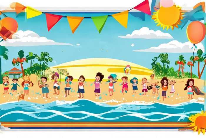 快乐的假期生活手抄报中学，快乐的假期生活手抄报中学生