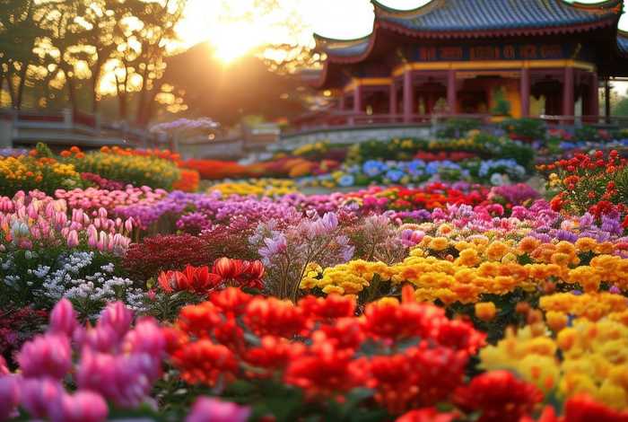 花开生活添锦绣；花开富贵添锦绣的下联