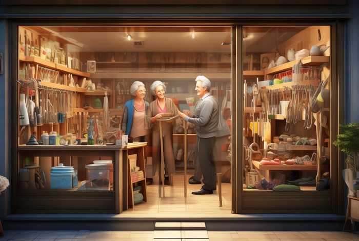 老年人日常生活用品店（老年人生活用品专卖店）