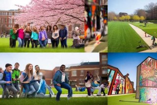 多彩的校园生活手抄报50字内容（多彩的校园生活手抄报50字内容大全）