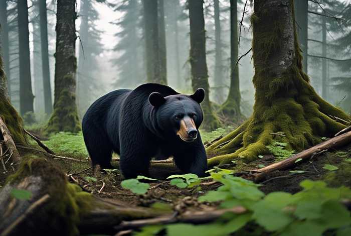 黑熊一般生活在哪里 黑熊一般生活在哪里有什么特点呢
