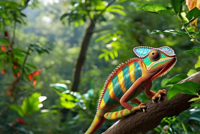 变色龙生活在哪里用英语表达出来 变色龙生活在哪里用英语表达出来的