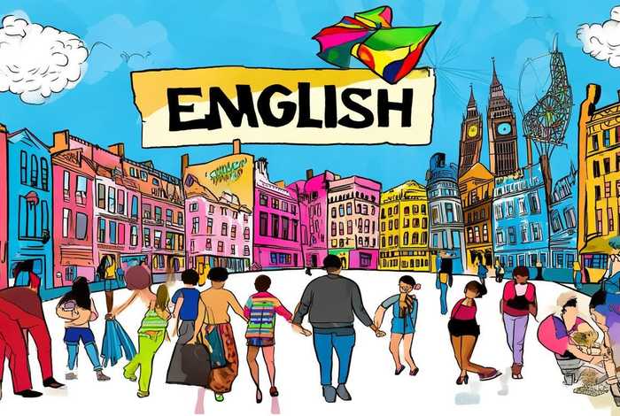 多彩生活英语海报，多彩生活英语海报怎么画