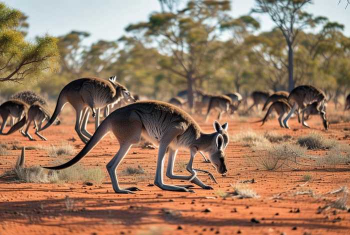 袋鼠的生活环境分布范围，袋鼠的生活环境分布范围是多少