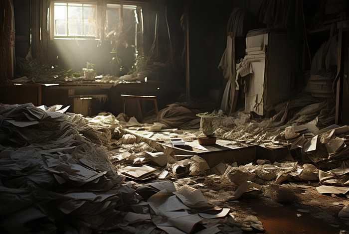 凌乱的生活的描写 - 凌乱的生活的描写句子