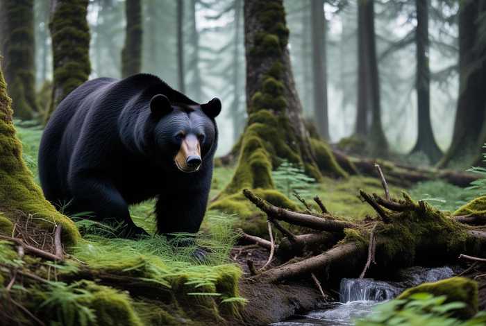 黑熊一般生活在哪里 黑熊一般生活在哪里有什么特点呢