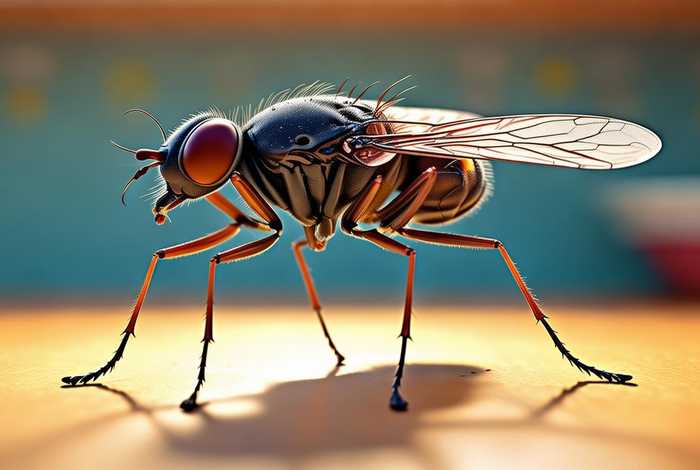 苍蝇的生活习性卡通 - 苍蝇的特点和生活特征图片