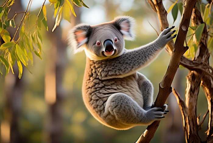 考拉的生活习性和饮食规律 - 考拉的生活特征和生活方式