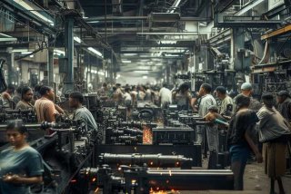 工厂生活一角图片 工厂生活图片大全