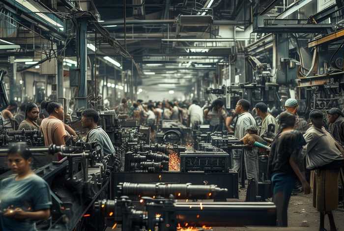 工厂生活一角图片 工厂生活图片大全