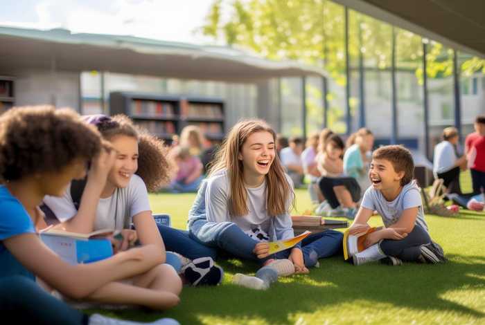 介绍学校生活的英语作文；介绍学校生活的英语作文50词左右