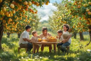 果园里的幸福生活 果园里的幸福生活作文