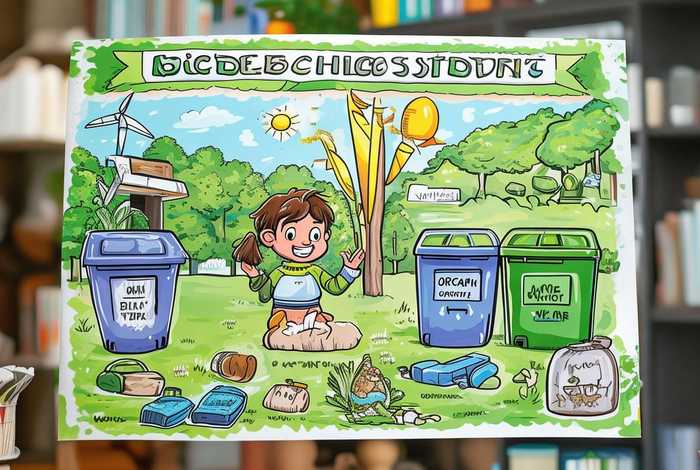 低碳生活垃圾分类手抄报（低碳生活垃圾分类手抄报七年级）