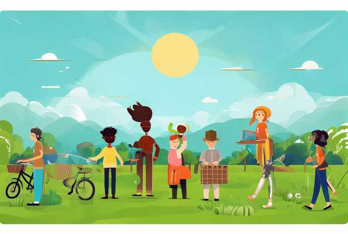 低碳生活主题海报、低碳生活主题海报手简单