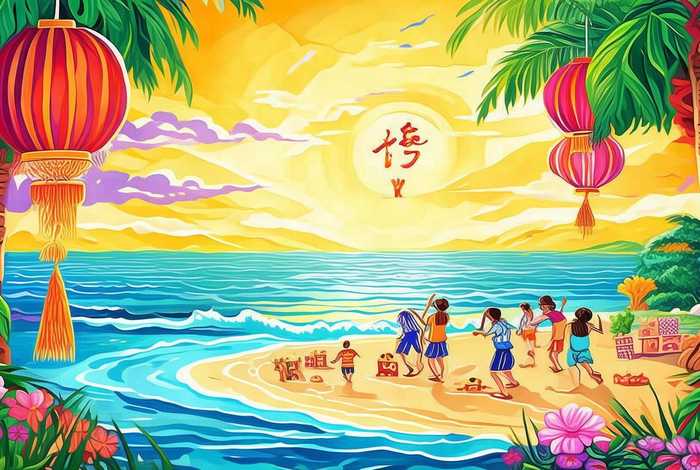 快乐的假期生活手抄报古诗（快乐的假期生活手抄报古诗内容）