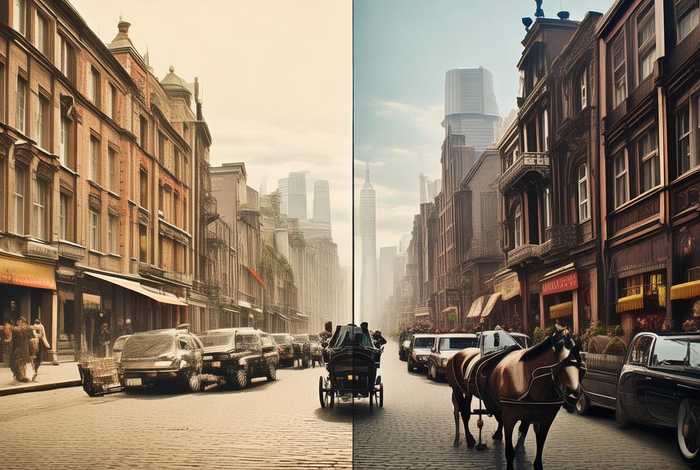 过去和现在的生活变化视频（过去和现在的生活变化视频短片）