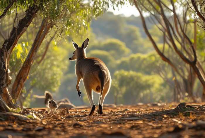 袋鼠幼崽的生活环境(袋鼠幼崽的生活环境描写) 袋鼠幼崽的生活环境(袋鼠幼崽的生活环境描写)