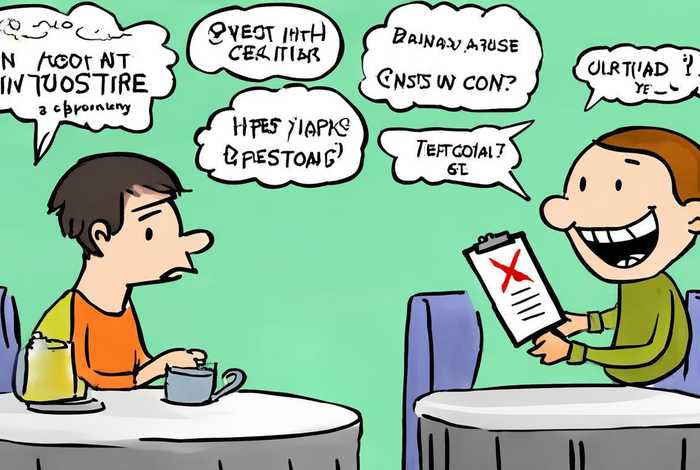 被问隐私问题、被问隐私问题的英文小漫画