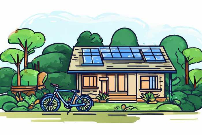 低碳生活手绘画作品；低碳生活手绘画作品简单