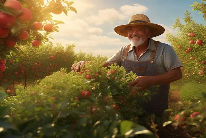 李大伯果园生活，李大伯果园生活图片大全