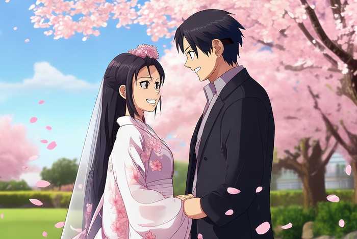 雏田和鸣人的婚后生活高清壁纸 - 雏田和鸣人结婚壁纸