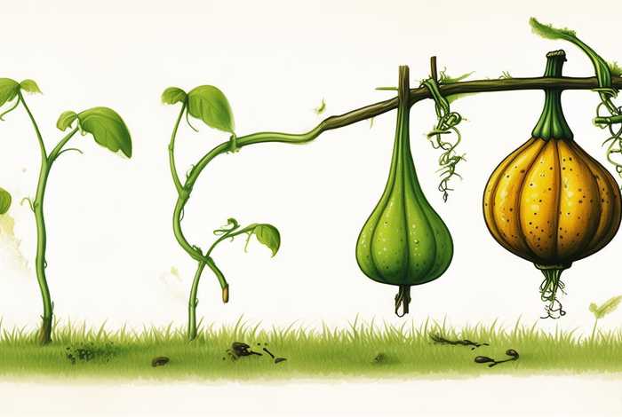 葫芦生长过程图片（葫芦生长过程图片 简笔画）