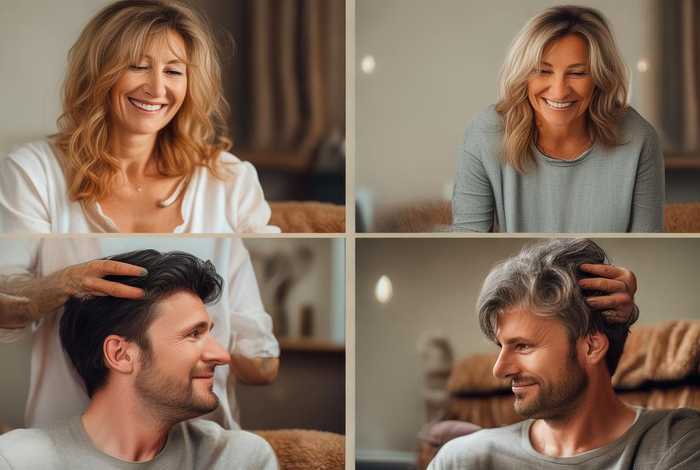 夫妻头部按摩教程；夫妻头部按摩教程图解