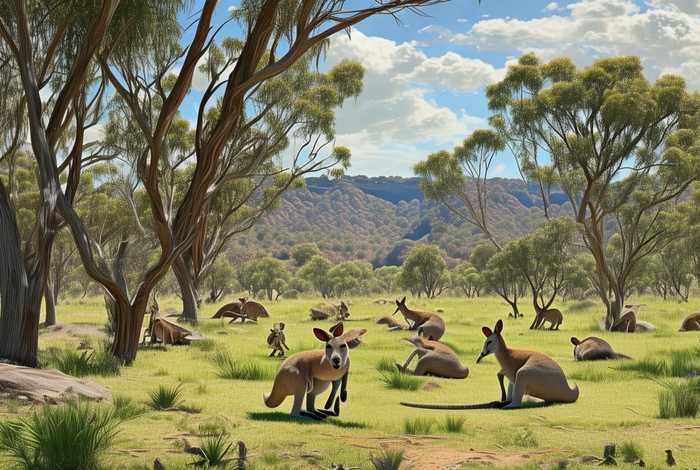 袋鼠生活在什么地方,有什么特点，袋鼠生活在什么地方,有什么特点呢