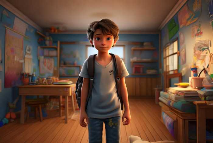 独自生活的小学生人物，独自生活的小学生人物图片