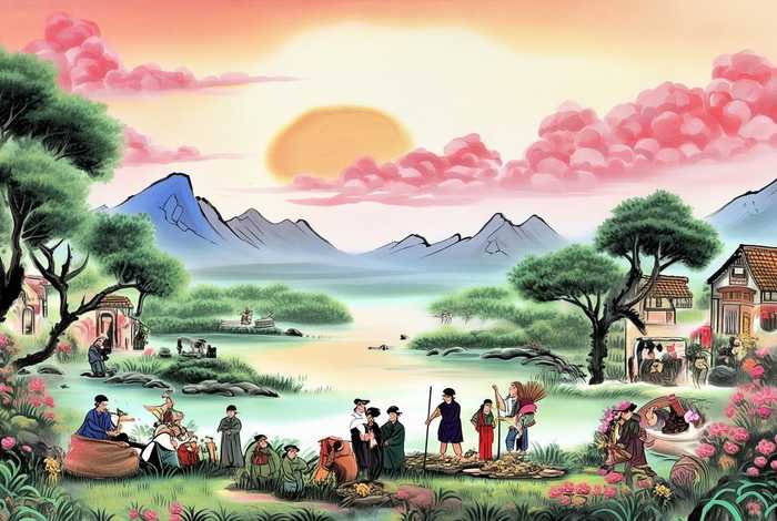 国画美好的生活（美好的生活主题国画）