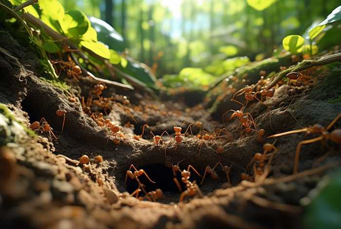 蚂蚁生活环境(蚂蚁生活环境特点) 蚂蚁生活环境(蚂蚁生活环境特点)
