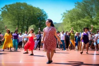刘荣广场舞背面教学祝福祖国 - 祝福祖国的广场舞有背面教的