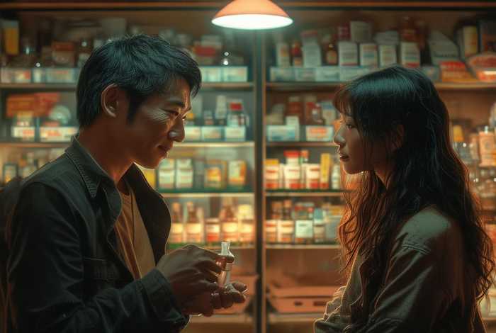 邓龙与芳芳在药房，邓龙与芳芳在药房的故事