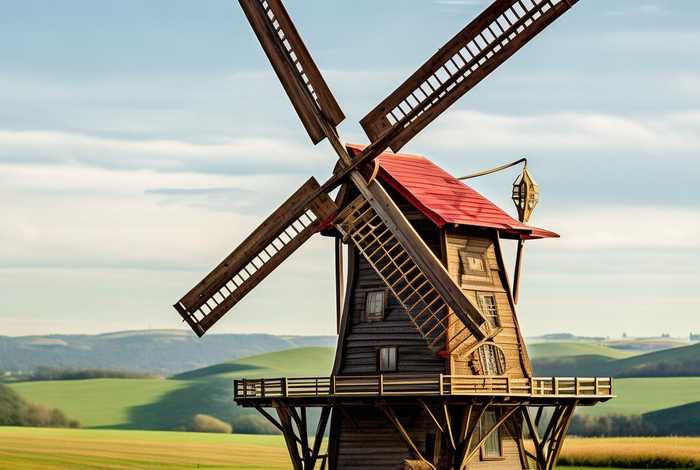 风车实物（风车实物图）