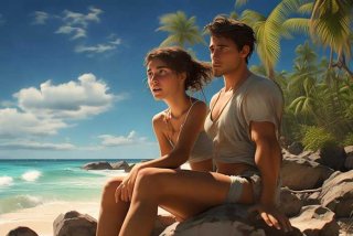 和女上司被困荒岛、女上司被困荒岛