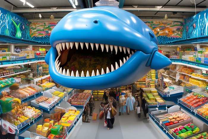 蓝鲸生活超市；蓝鲸生活超市地址