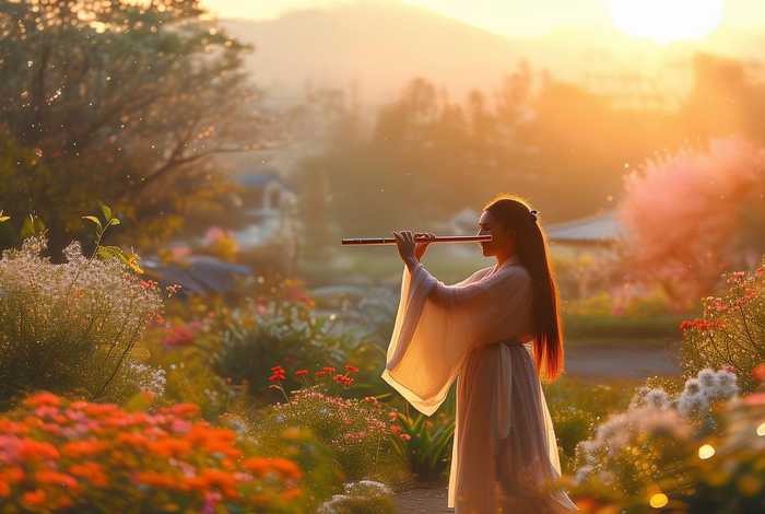 笛子独奏我们的生活充满阳光视频，笛子独奏我们的生活充满阳光f调