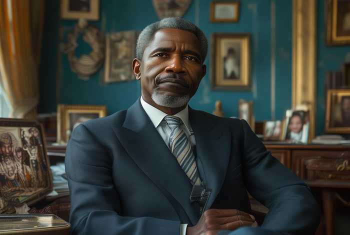 黑人总统生活照、黑人总统生活照图片