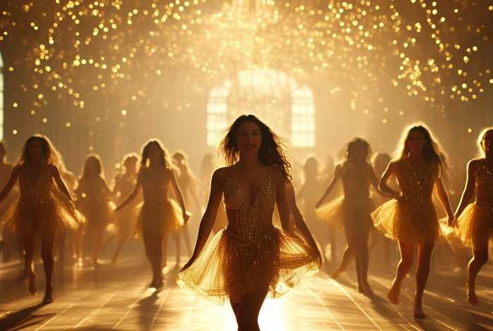 金色的生活音乐舞蹈；金色的生活音乐舞蹈视频